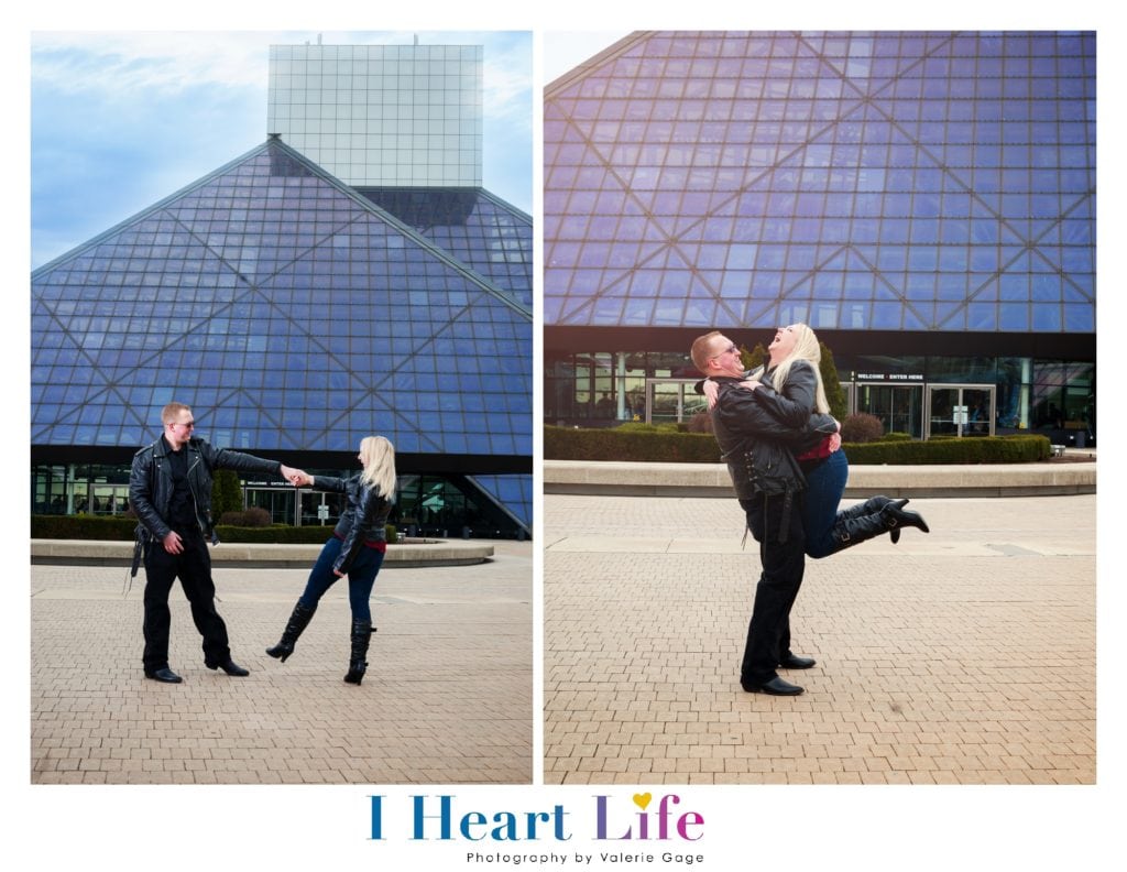 unposed engagement session in Cleveland Ohio